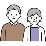 Elderly Couple SVG Icon